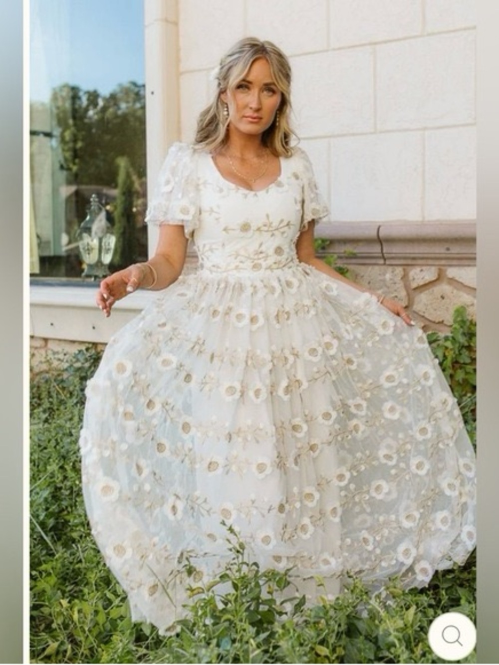 Ivy City Co Athena Dress - White